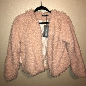 A Fuzzy Light Pink Jacket